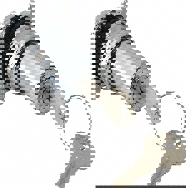 Selector Switch Only: 3 Positions, Maintained (MA), Silver Key